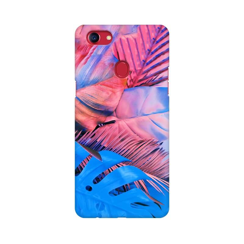 Leafy Abstract Pattern Designer Oppo F9 Pro Cover - The Squeaky Store