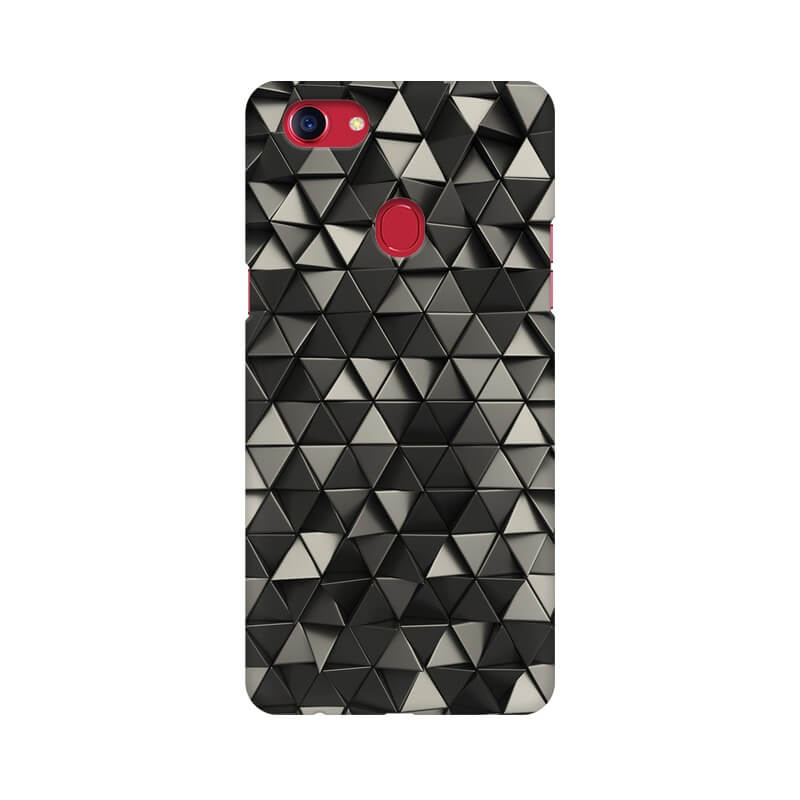 Triangular Abstract Pattern Designer Oppo F9 Cover - The Squeaky Store