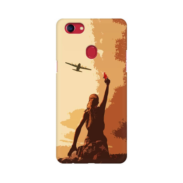 PUBG Abstract Pattern Designer Oppo F9 Cover - The Squeaky Store