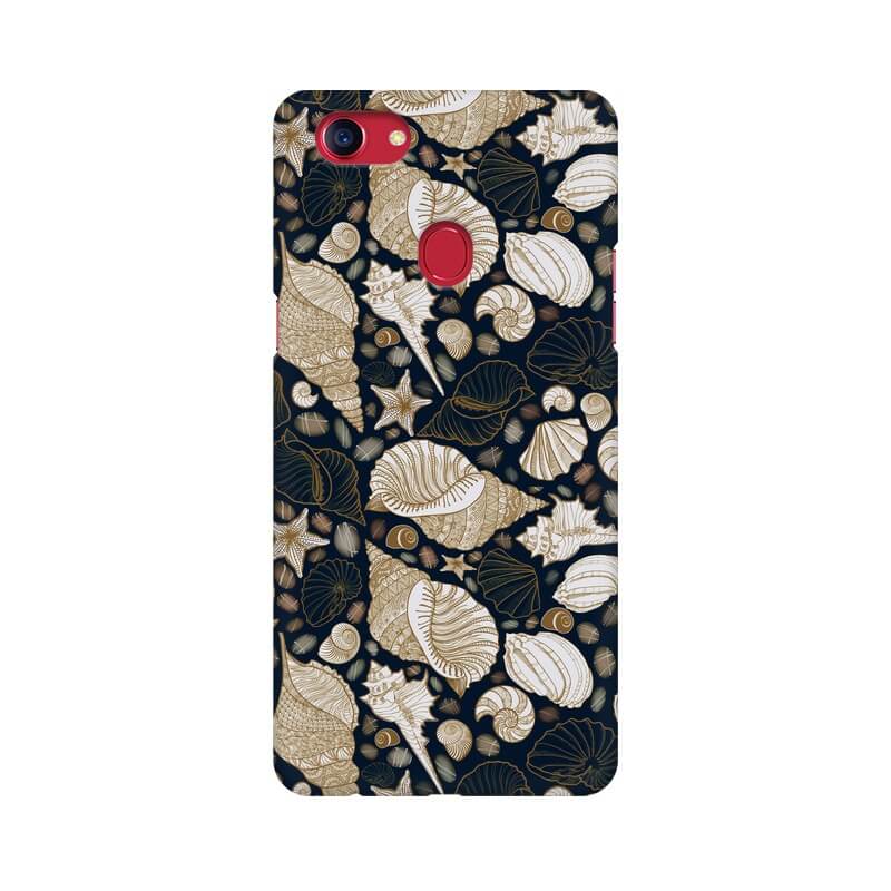 Shells Abstract Pattern Designer Oppo F7 Cover - The Squeaky Store