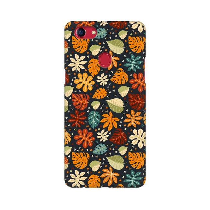 Leafy Abstract Pattern Designer Oppo F7 Cover - The Squeaky Store