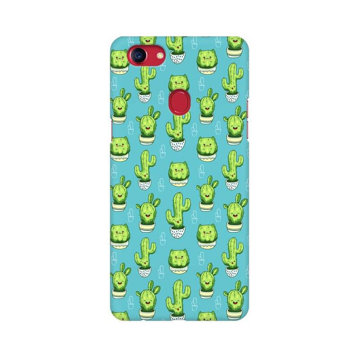 Cute Cactus Abstract Pattern Designer Oppo A7 Cover - The Squeaky Store