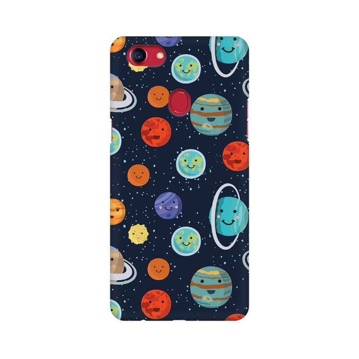 Planets Abstract Pattern Designer Oppo F9 Pro Cover - The Squeaky Store