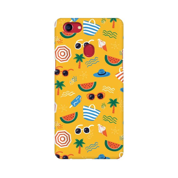 Beach Abstract Pattern Designer Oppo F9 Pro Cover - The Squeaky Store