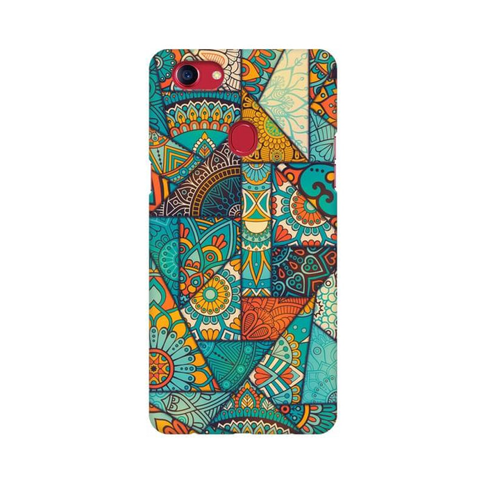 Geometric Abstract Pattern Designer Oppo F9 Pro Cover - The Squeaky Store