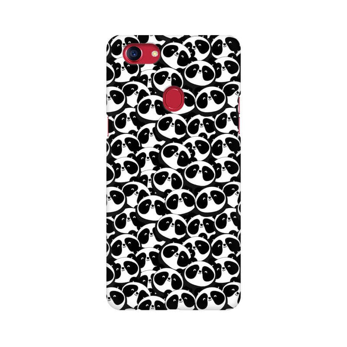 Panda Abstract Pattern Designer Oppo F9 Pro Cover - The Squeaky Store