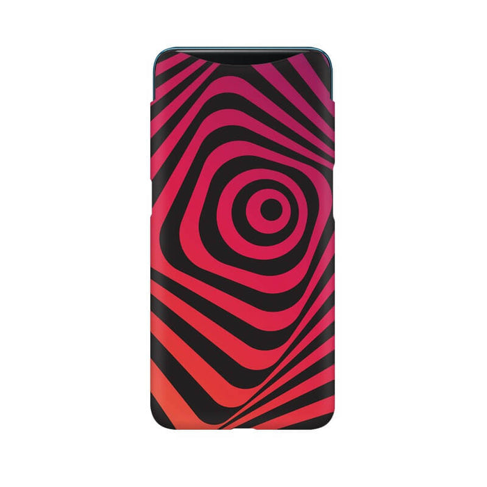 Optical Illusion Abstract Pattern Designer Oppo Find X Cover - The Squeaky Store