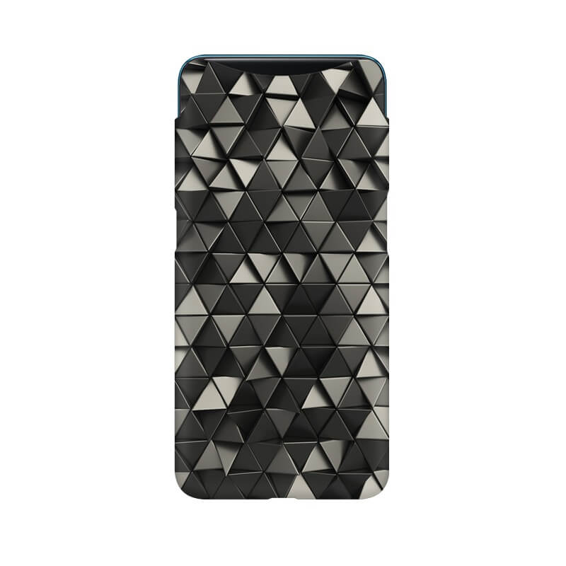 Triangular Abstract Pattern Designer Oppo Find X Cover - The Squeaky Store
