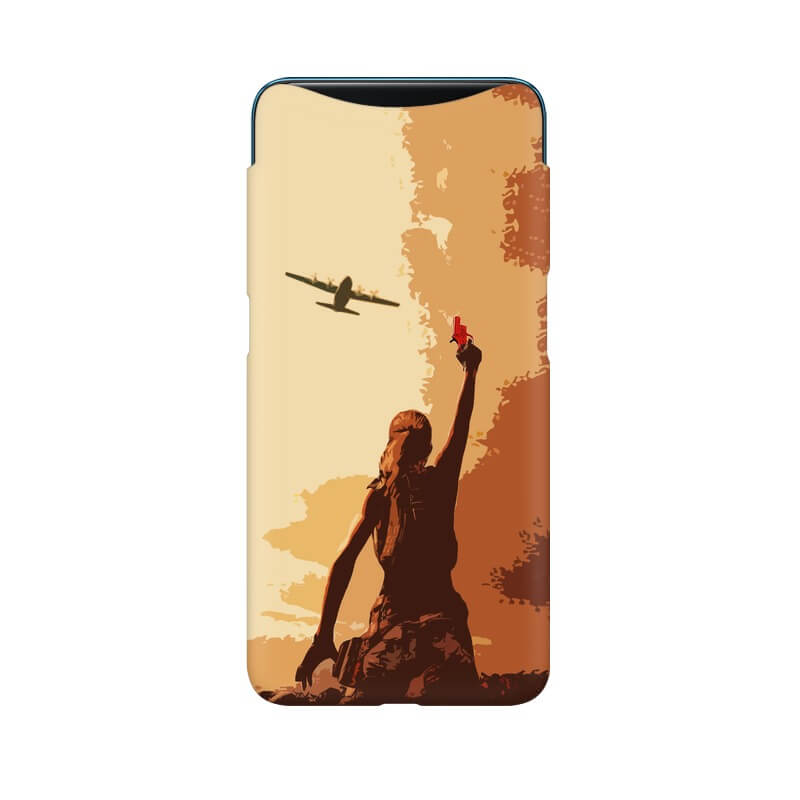 PUBG Abstract Pattern Designer Oppo Find X Cover - The Squeaky Store