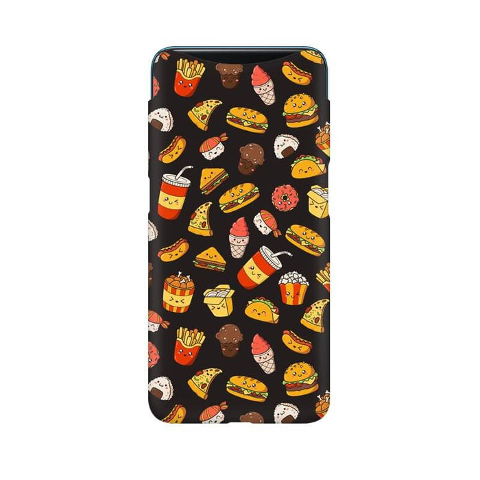 Foodie Abstract Pattern Designer Oppo Find X Cover - The Squeaky Store