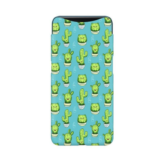 Cactus Abstract Pattern Designer Oppo Find X Cover - The Squeaky Store