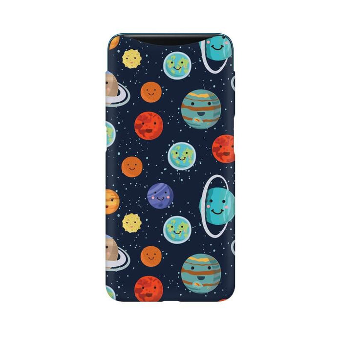 Planets Abstract Pattern Designer Oppo Find X Cover - The Squeaky Store