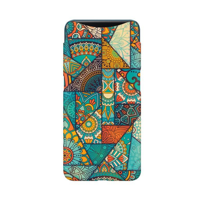 Geometric Abstract Pattern Designer Oppo Find X Cover - The Squeaky Store