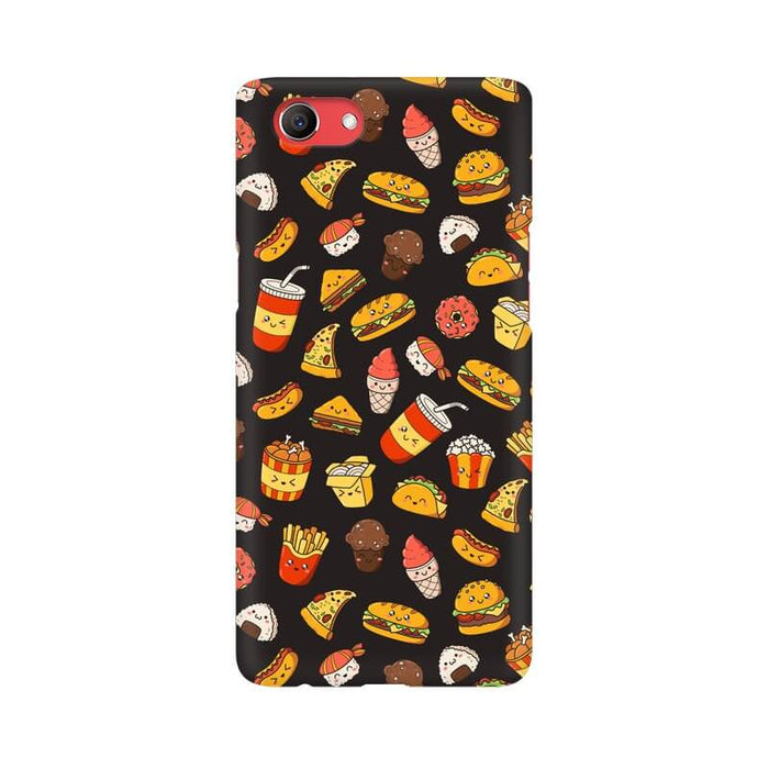 Foodie Abstract Pattern Designer Oppo Real Me Cover - The Squeaky Store