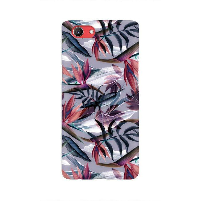 Leafy Abstract Pattern Designer Oppo Real Me Cover - The Squeaky Store