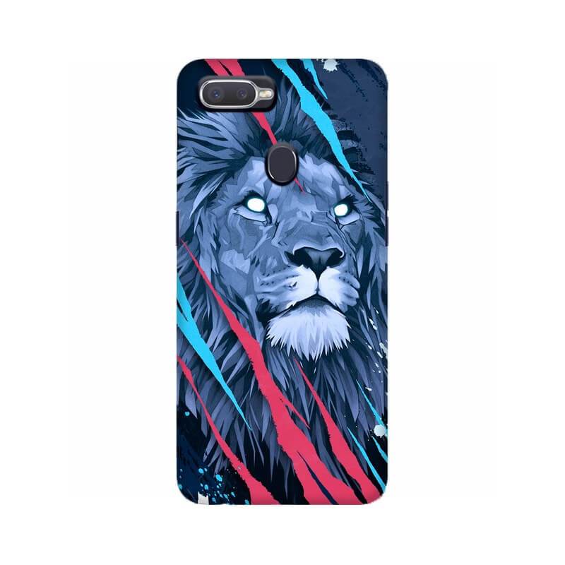 Abstract Fearless Lion Oppo Real Me 2 Cover - The Squeaky Store