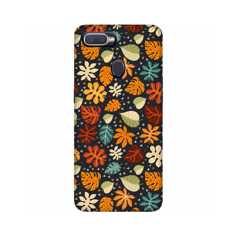 Leafy Abstract Pattern Designer Oppo Real Me 2 Cover - The Squeaky Store