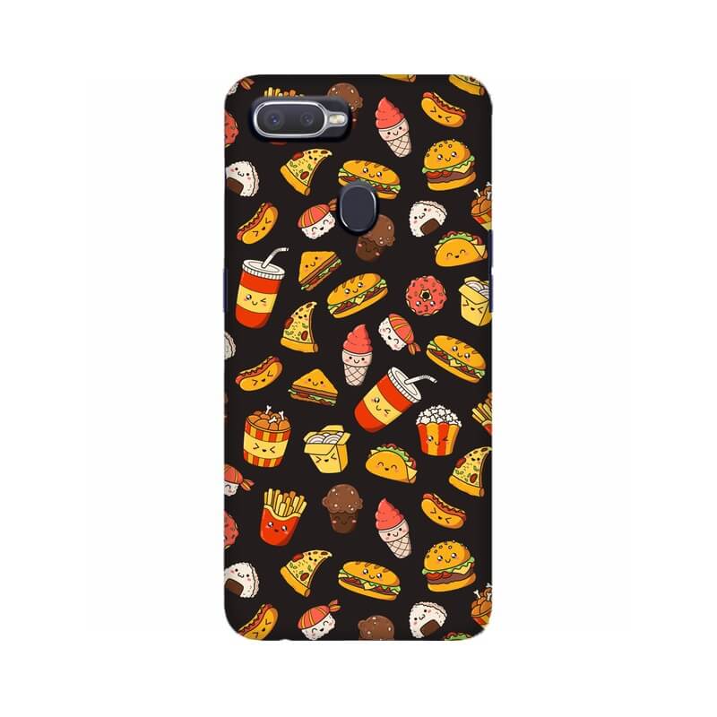 Foodie Abstract Pattern Designer Oppo Real Me 2 Pro Cover - The Squeaky Store