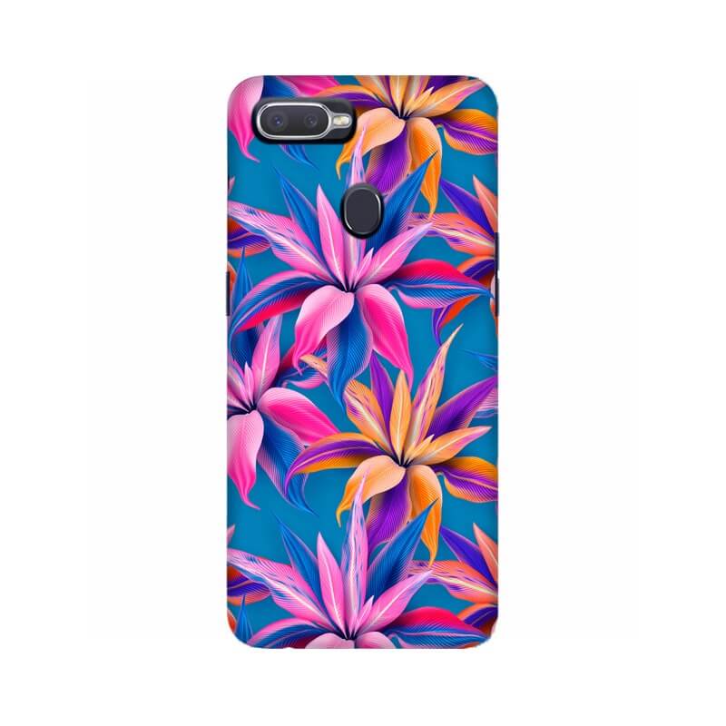 Leafy Abstract Pattern Designer Oppo Real Me 2 Cover - The Squeaky Store