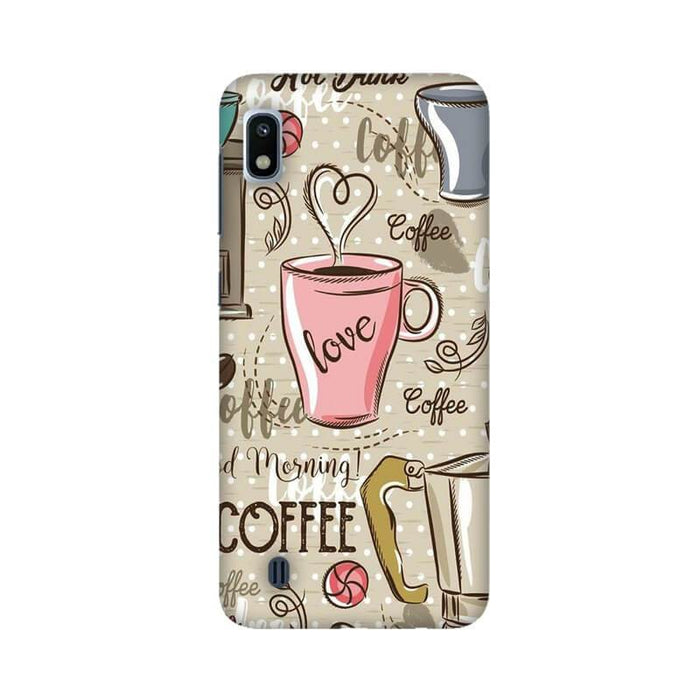 Coffee Lover Pattern Designer Samsung A10S Cover - The Squeaky Store
