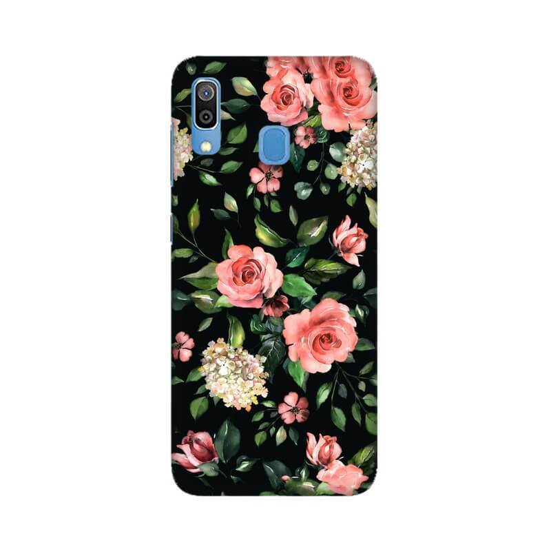 Beautiful Rose Pattern Samsung A20S Cover - The Squeaky Store