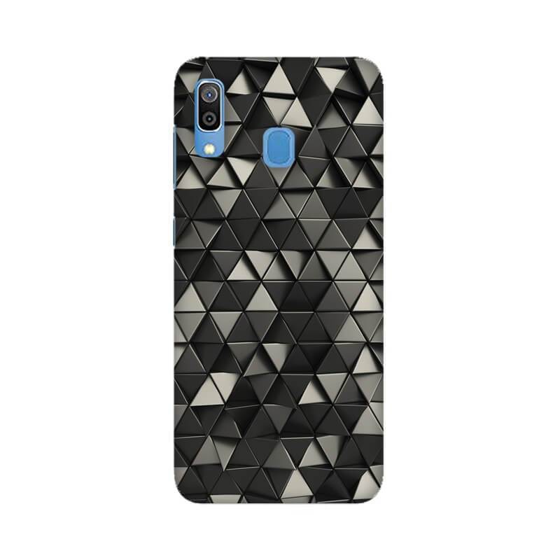 Abstract Triangle Pattern Samsung M20 Cover - The Squeaky Store