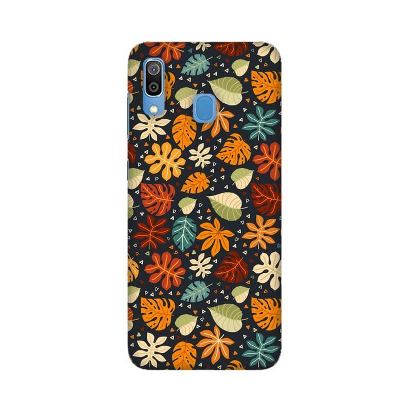 Cute Leafy Pattern Samsung M20 Cover - The Squeaky Store