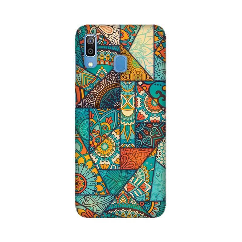 Abstract Geometric Pattern Samsung A20S Cover - The Squeaky Store
