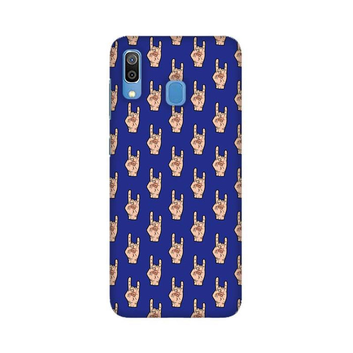 Lets Rock Designer Abstract Pattern Samsung M20 Cover - The Squeaky Store