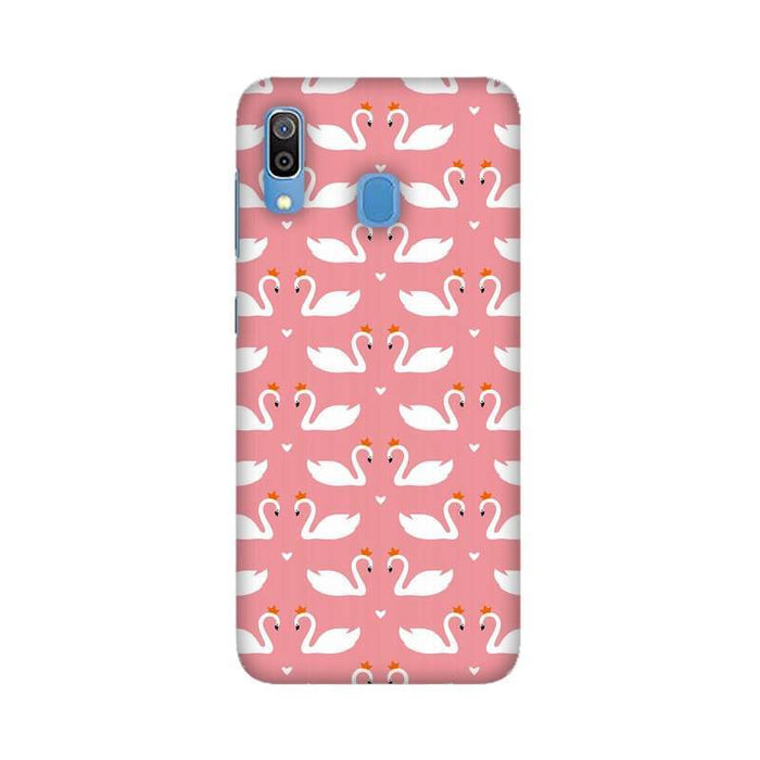 Beautiful Birds Loving Designer Abstract Pattern Samsung A20 Cover - The Squeaky Store