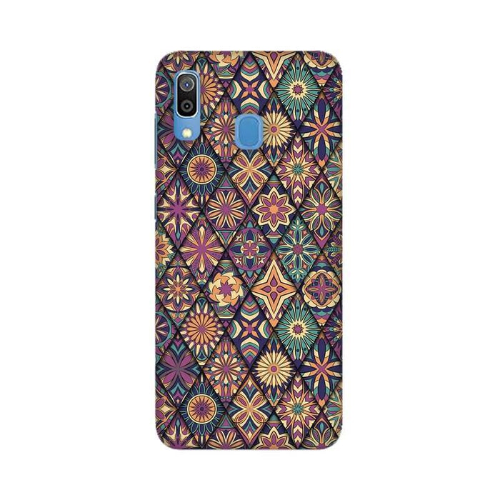 Triangular Designer Abstract Pattern Samsung A20S Cover - The Squeaky Store
