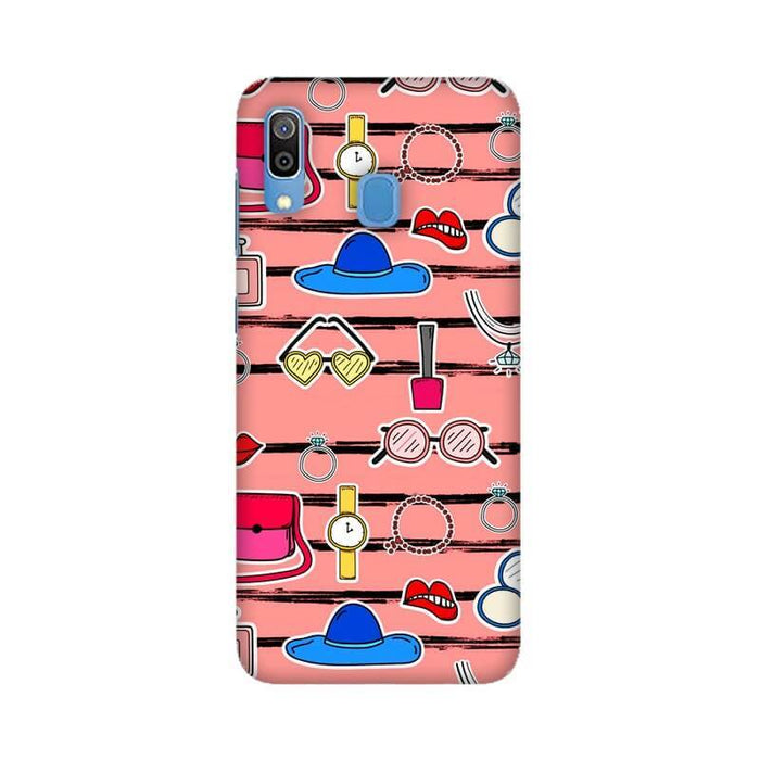 Retro Cassette Designer Abstract Pattern Samsung A20S Cover - The Squeaky Store