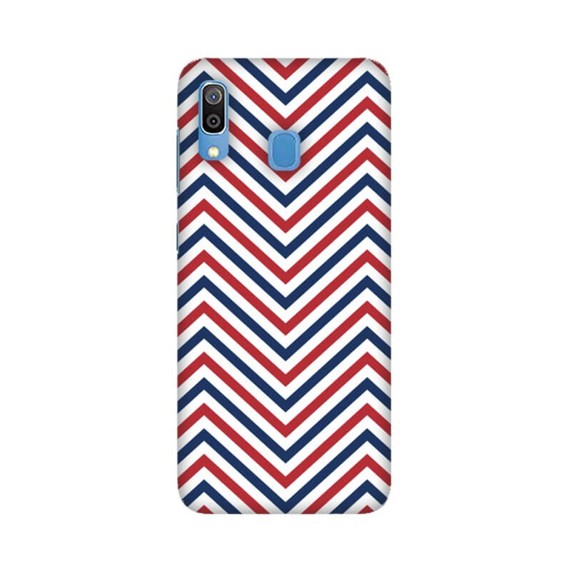 Colorful Zigzag Pattern Designer 1 Samsung A30 Cover - The Squeaky Store