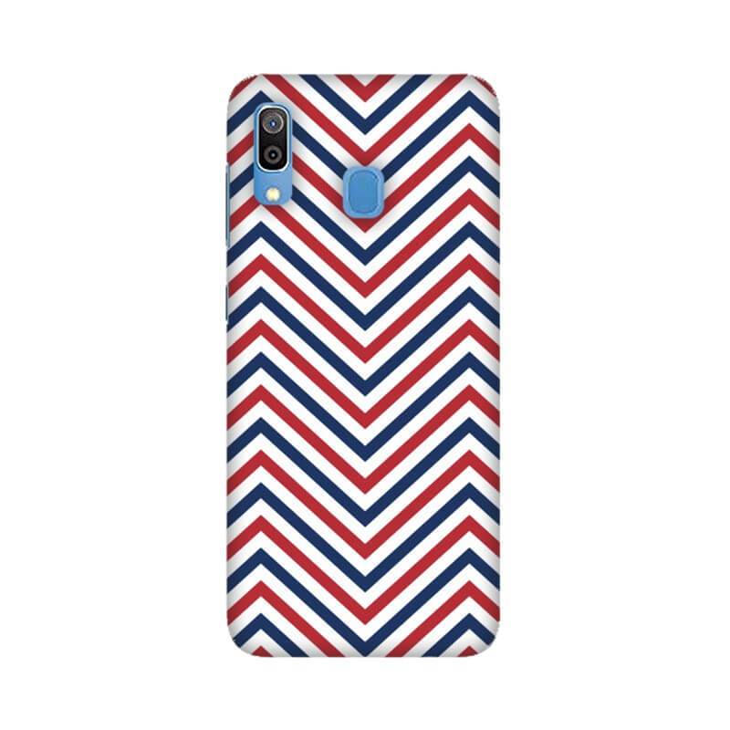 Colorful Zigzag Pattern Designer 1 Samsung A20 Cover - The Squeaky Store