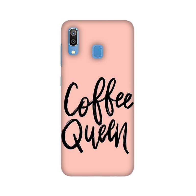 Coffee Queen Quote Designer Samsung A20 Cover - The Squeaky Store