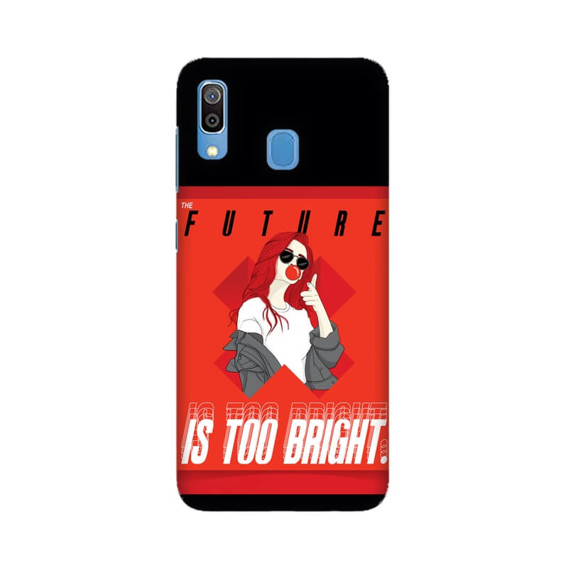Girl Bright Future Quote Designer Samsung A30 Cover - The Squeaky Store