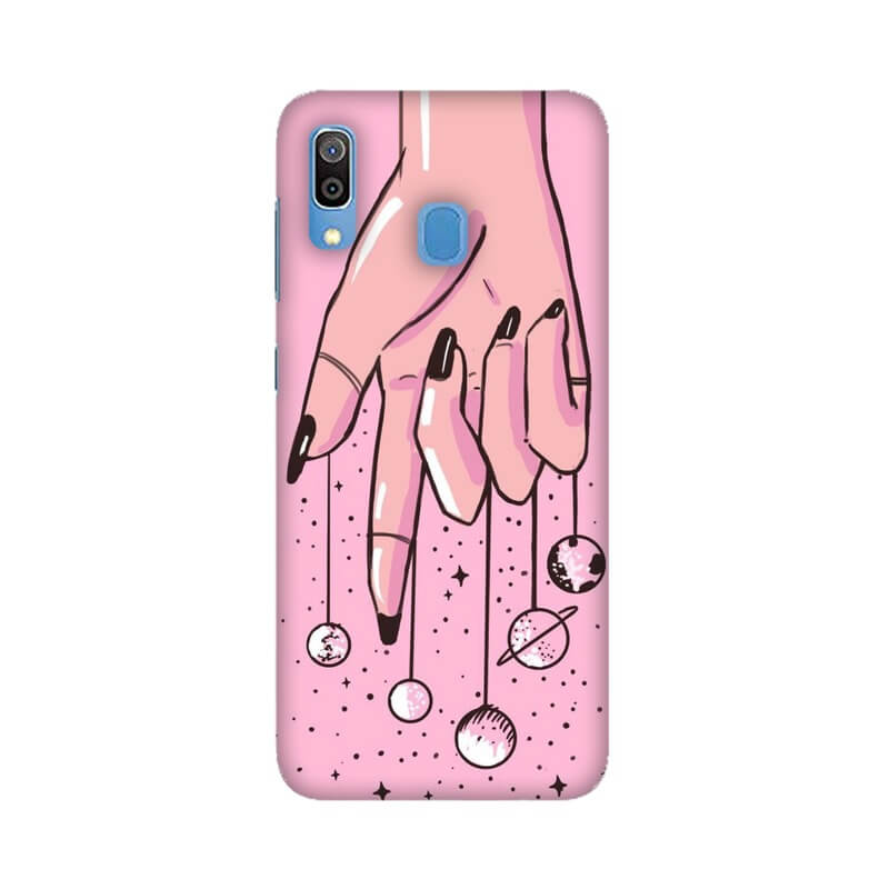 Girl Loving Planets Pattern Designer Samsung A30 Cover - The Squeaky Store