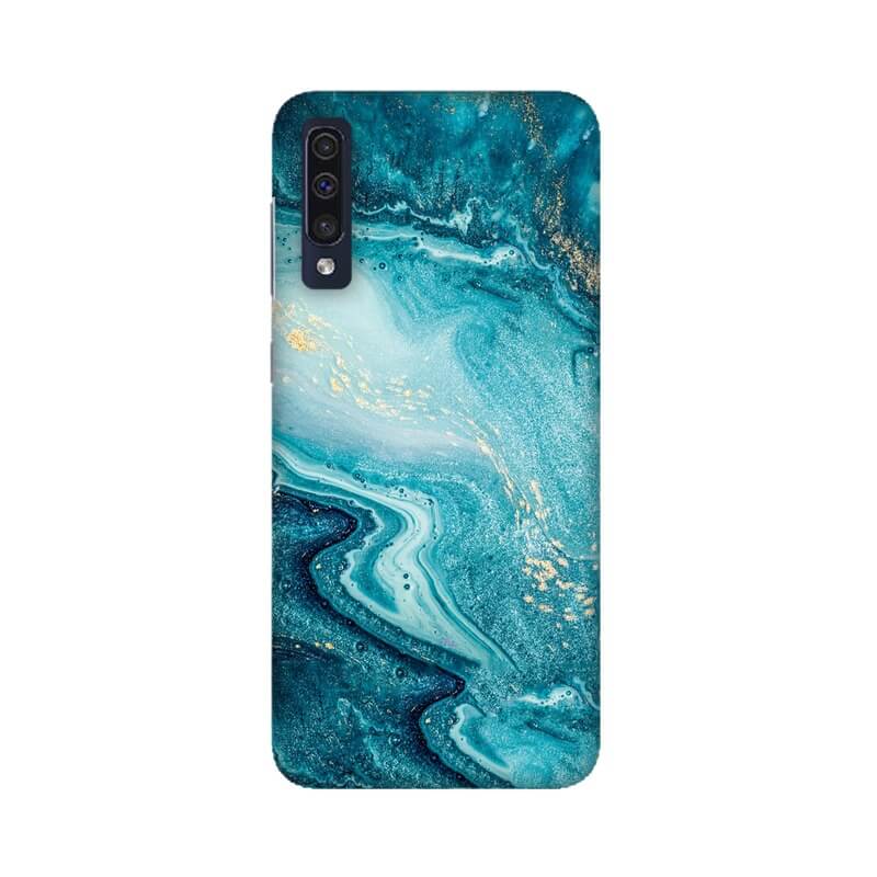 Abstract Water Illustration Samsung A50 Cover - The Squeaky Store