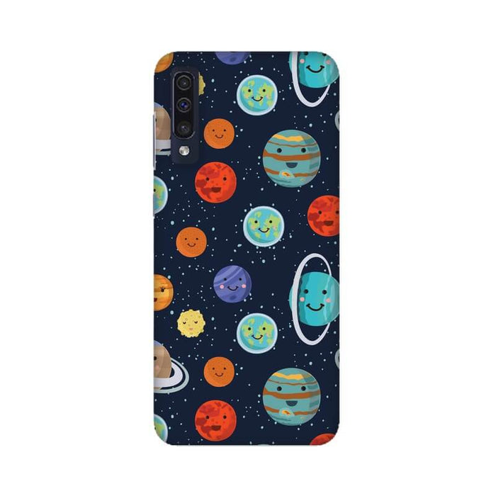 Cute Planets Pattern Samsung A50 Cover - The Squeaky Store