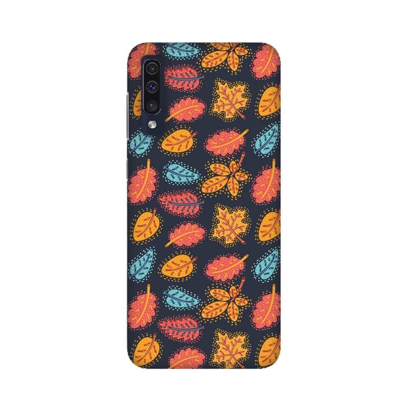 Colorful Leaves Pattern Samsung A50 Cover - The Squeaky Store