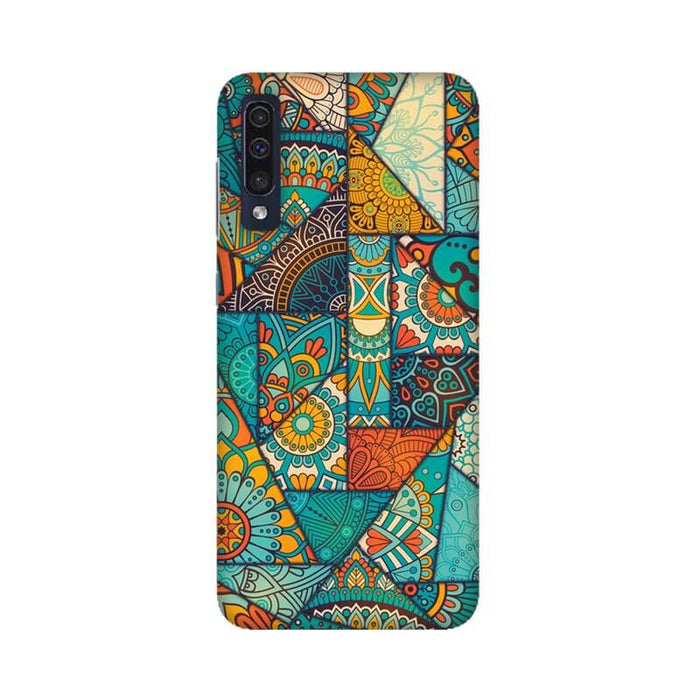 Abstract Geometric Pattern Samsung A50 Cover - The Squeaky Store