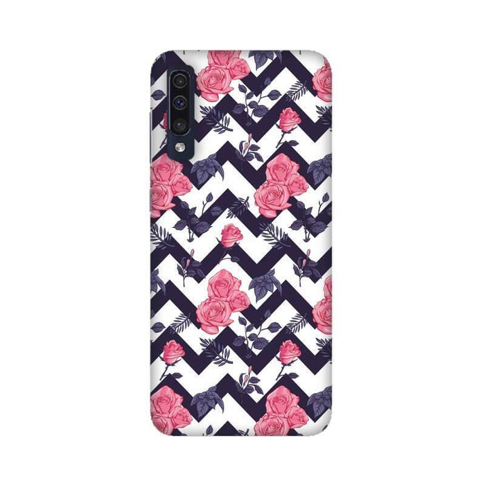 Abstract Zigzag Flower Pattern Vivo S1 Cover - The Squeaky Store