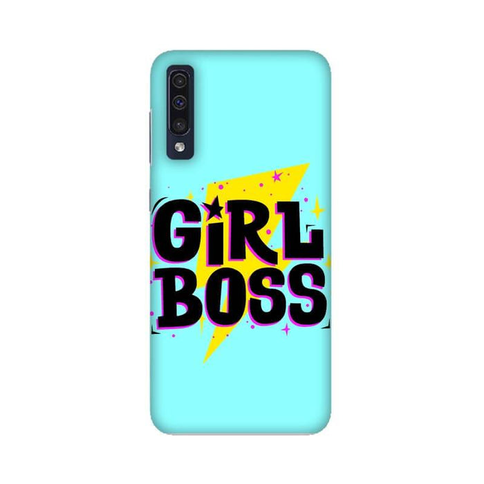 Girl Boss Quote Designer Abstract Illustration Samsung A70 Cover - The Squeaky Store