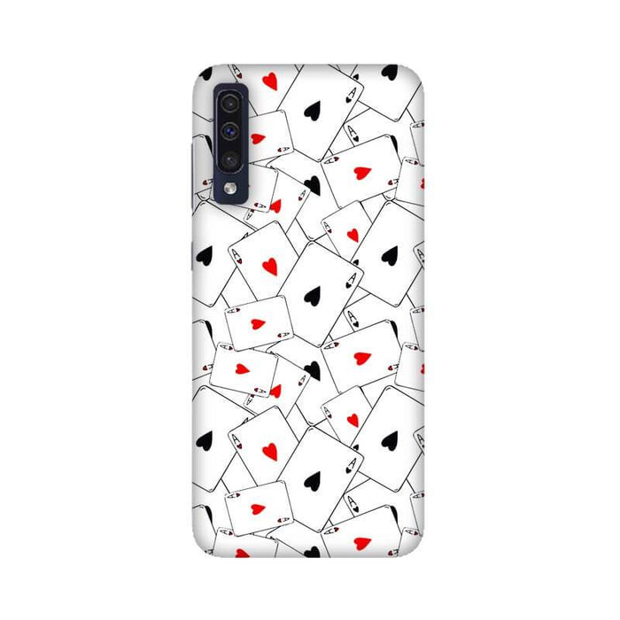 Playing Cards Ace Pattern Designer Samsung A70 Cover - The Squeaky Store