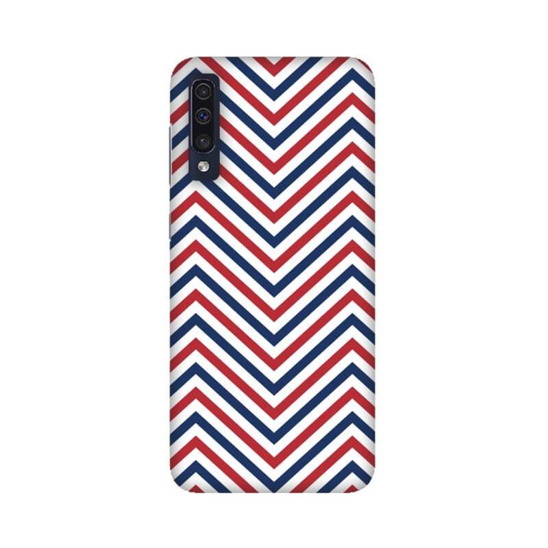 Colorful Zigzag Pattern Designer 1 Samsung A70 Cover - The Squeaky Store