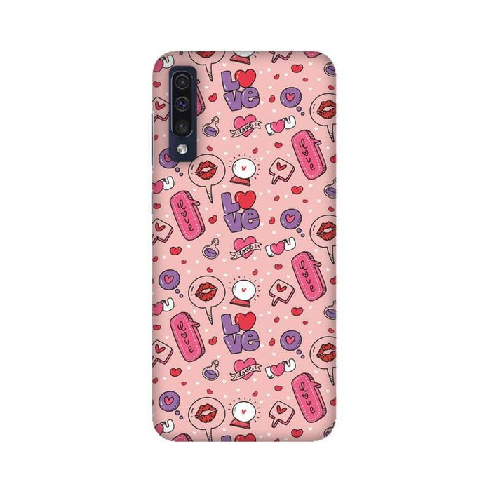 Love Quote Pattern Designer Samsung A70 Cover - The Squeaky Store