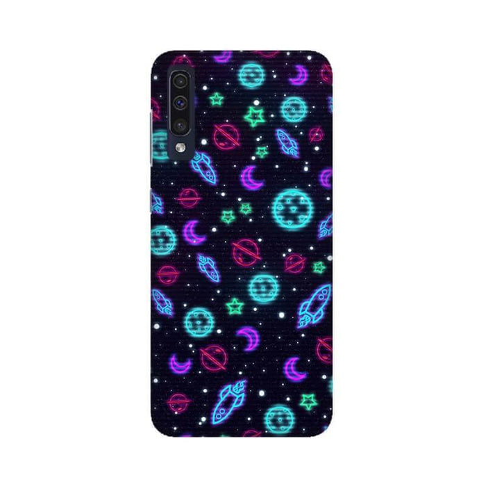Retro Planets Pattern Designer Samsung A90 Cover - The Squeaky Store