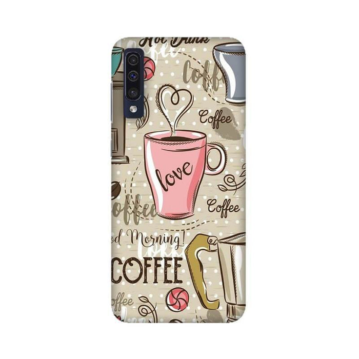 Coffee Lover Pattern Designer Samsung A70 Cover - The Squeaky Store