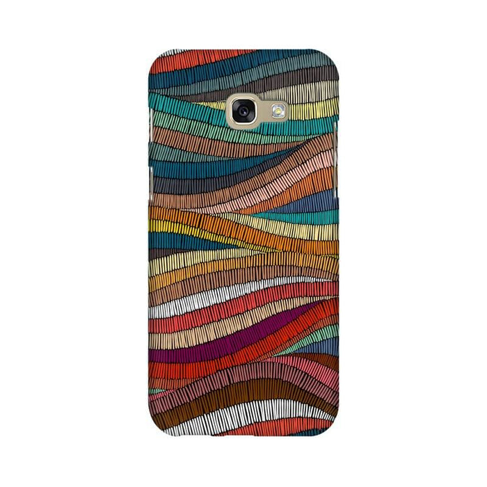 Colorful Abstract Wavy Pattern Samsung A5 (2017) Cover - The Squeaky Store