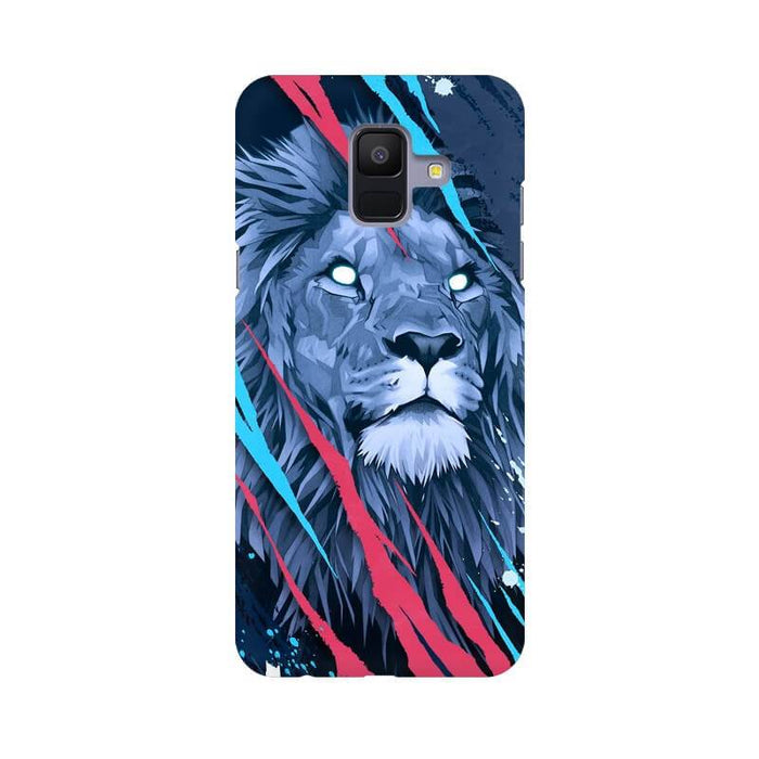Abstract Fearless Lion Samsung A6 Cover - The Squeaky Store